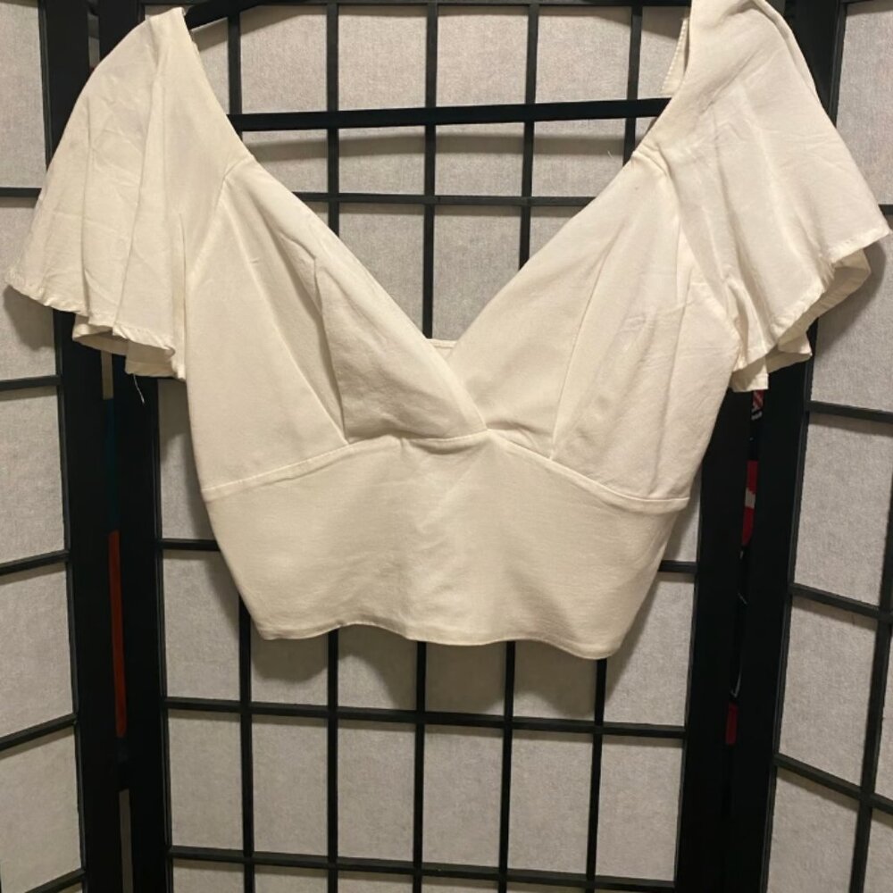 White Babydoll top